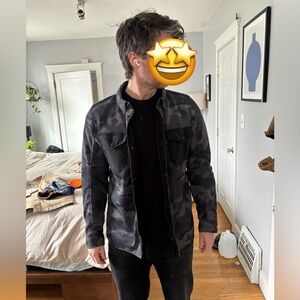 Men's Size Large Rev'it! motorcycle overcoat jacket tracer air 2